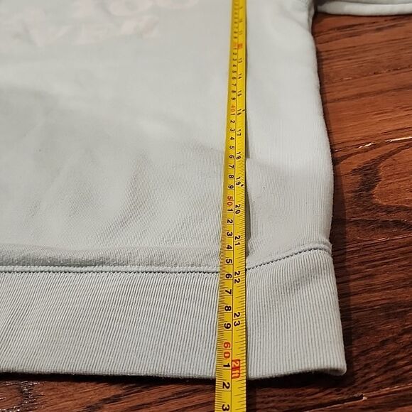 Pink VS Sea you never sweatshirt with open back Hole Women Size XS Light‎ Green - Picture 8 of 10